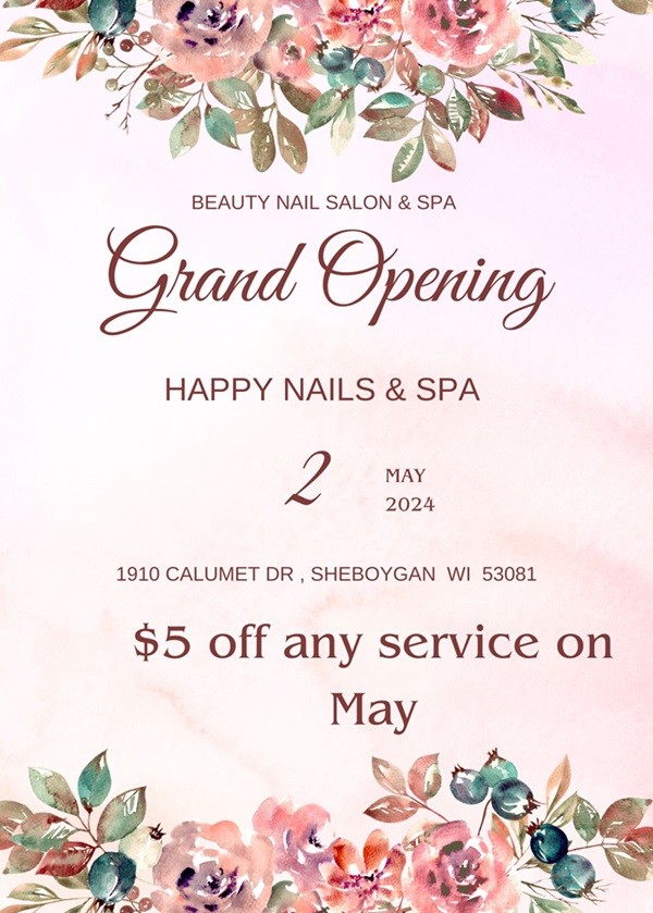 happy nails & spa Best nail salon in SHEBOYGAN, WI 53081